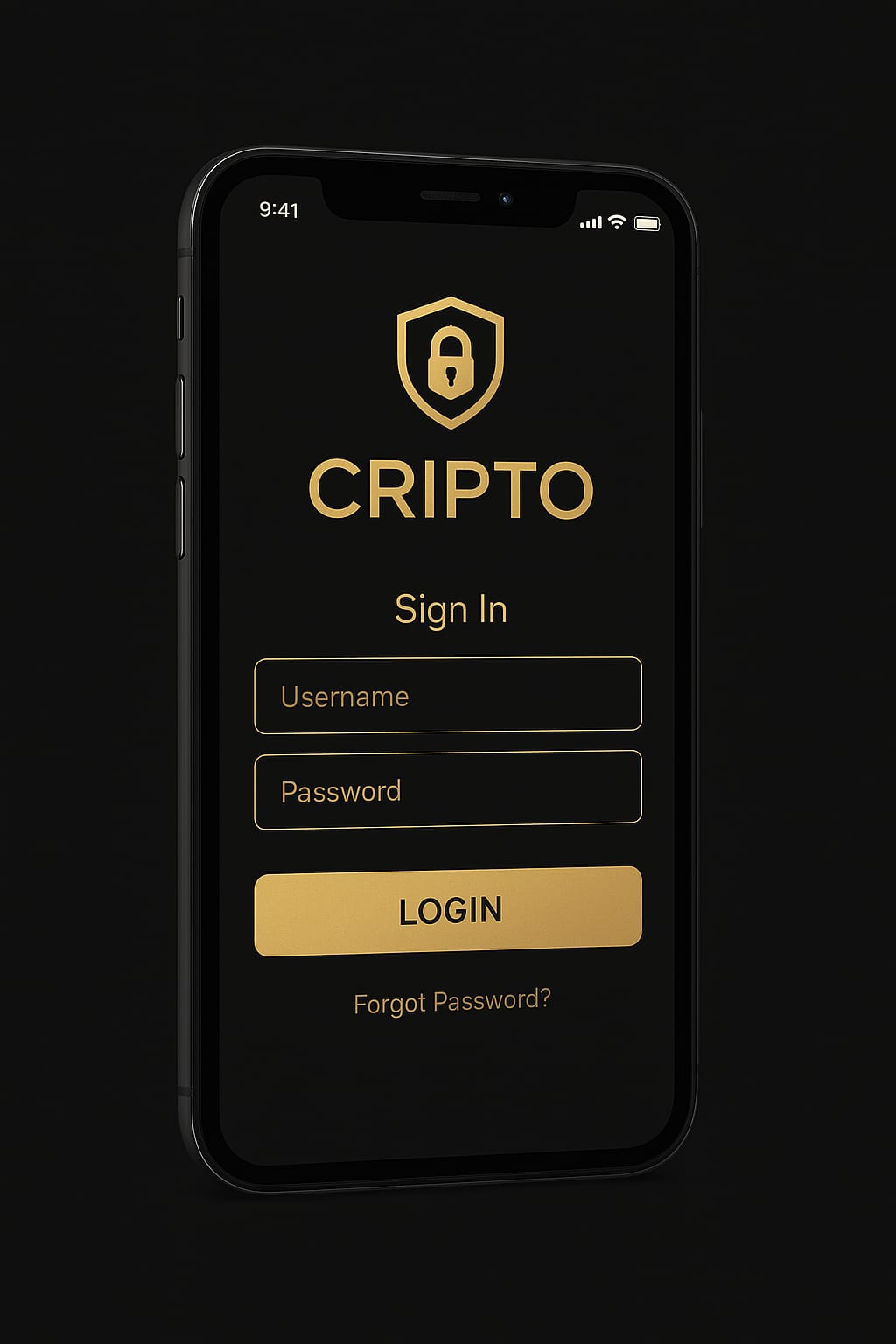Interface Principal do Sistema Cripto